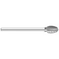 Fullerton Tool Carbide Burr Rotary Files Burrs, RH Spiral, 1/4 70109